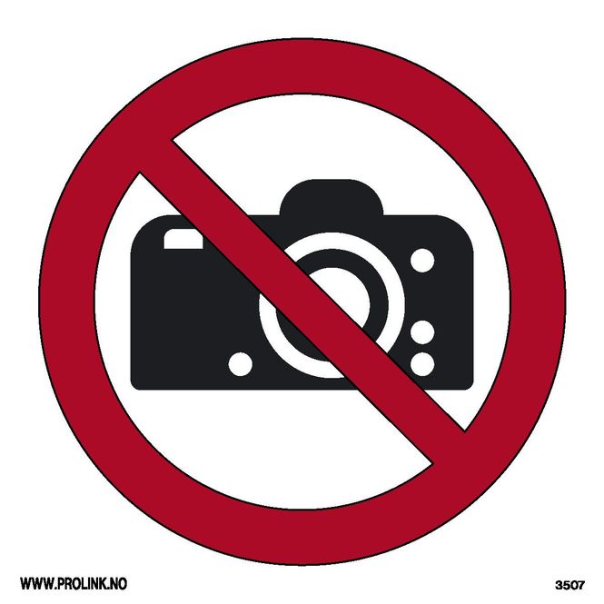 Hovedbilde Fotografering forbudt - PVC