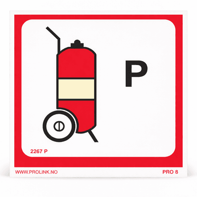 Wheeled fire extinguisher - Powder (Pro 8)