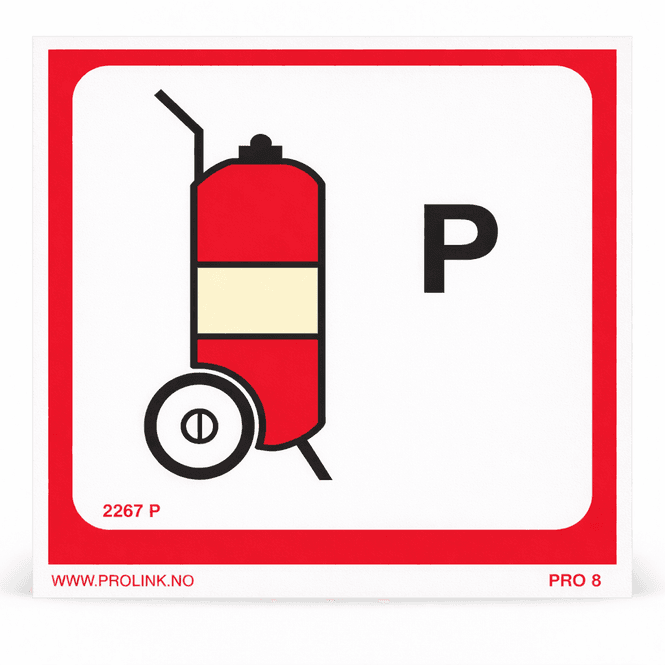 Hovedbilde Wheeled fire extinguisher - Powder (Pro 8)