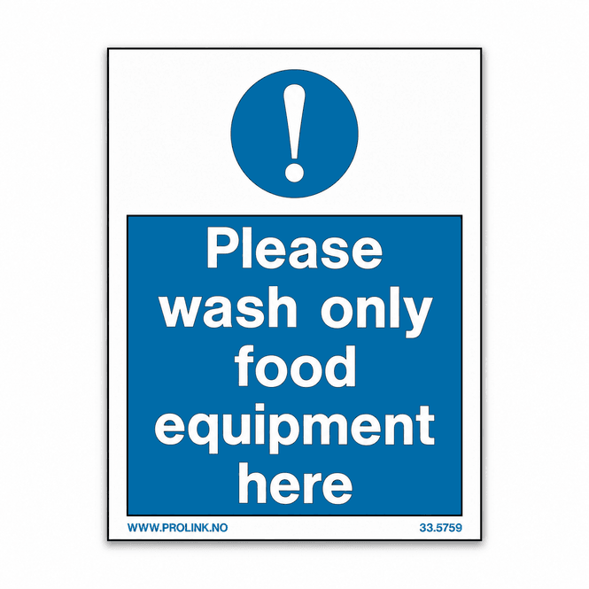 Hovedbilde Galley - Please wash only food equipment here