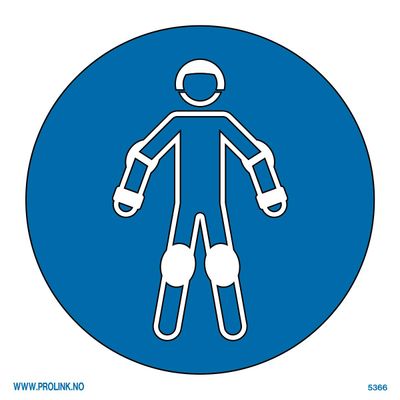 Bruk personlig verneutstyr ved aktivitet - PVC