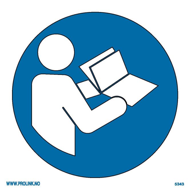 Hovedbilde Referer til brukermanual - PVC