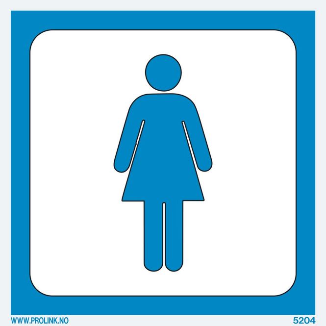 Hovedbilde Toalett damer - PVC